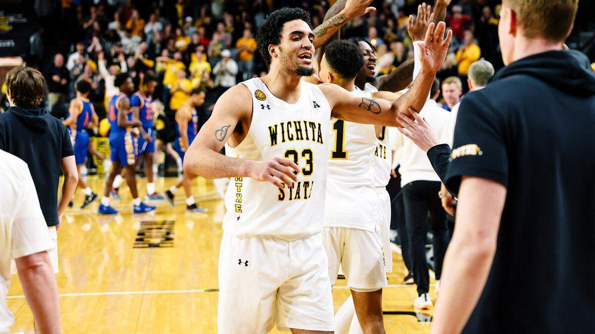 Sixth-year senior James Rojas has found success with his toughness at Wichita State in his final college basketball season.