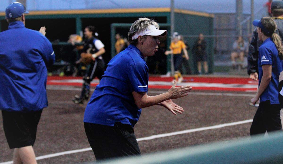Goddard coach Rita Smith