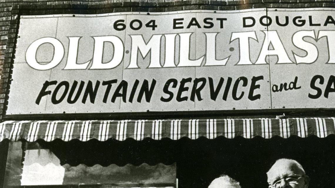 Erna and Otto Woermke, original owners of Old Mill Tasty Shop