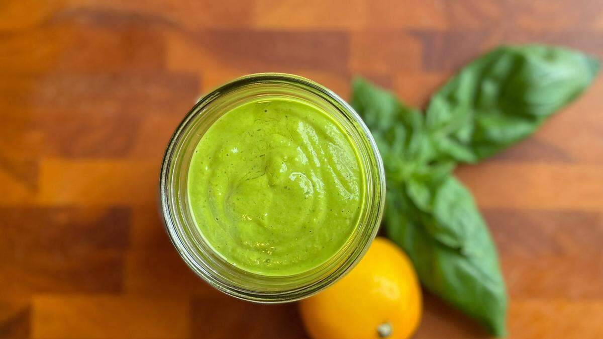 Green Goddess Dressing is easy to make and is as good as a dip as it is as a salad dressing.