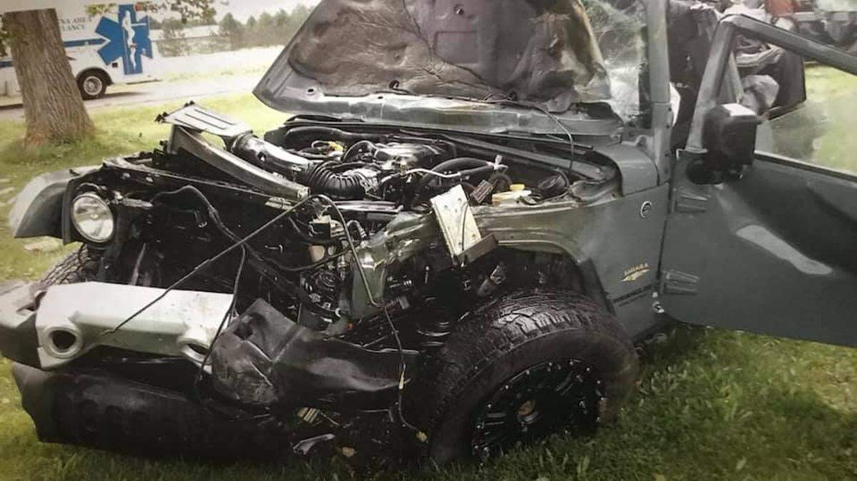 A stolen stop sign led to a two-vehicle crash, the Shiawassee County Sheriff’s Office said.