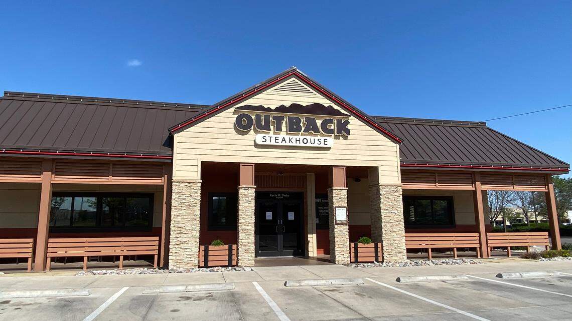 The Outback Steakhouse on Rock Road closed on Sunday.