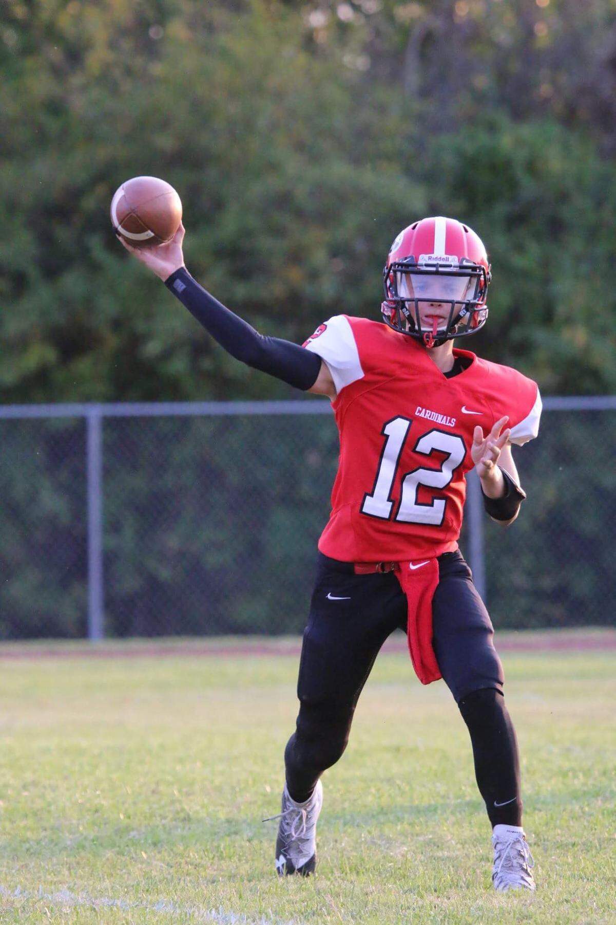 Sedgwick’s Hooper Schroeder threw for 502 passing yards in the Cardinals’ season-opener against Remington. He is a player to watch in Week 2.
