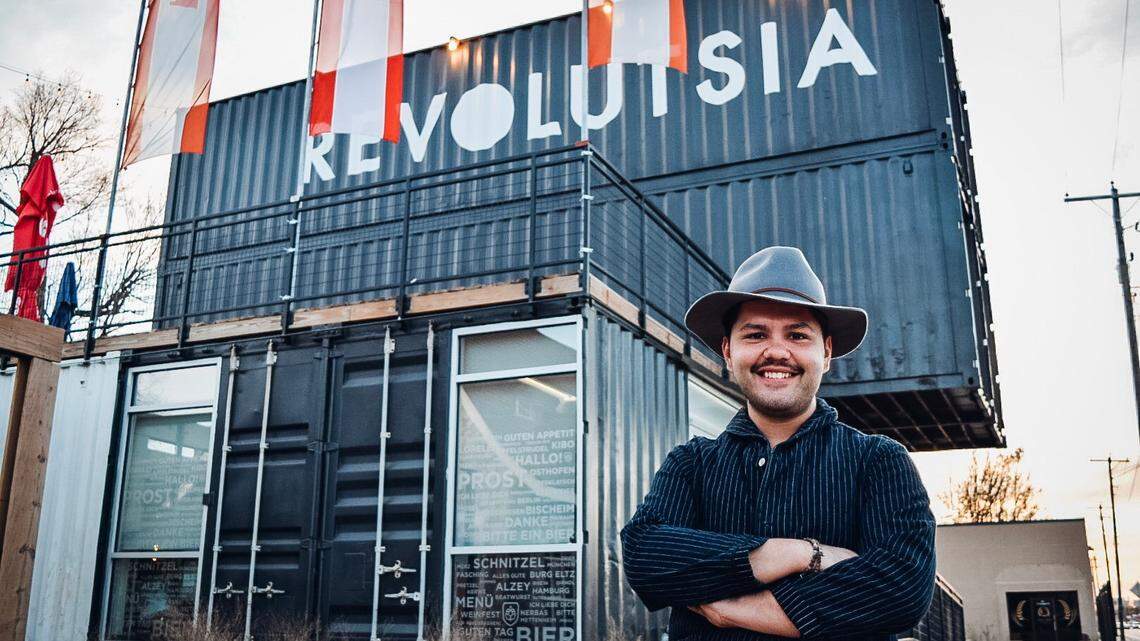Javan Andrew is opening a pop-up J. Andrew store upstairs at Revolutsia on Small Business Saturday on Nov. 30. “This is kind of a test run for me to see how the market here in Wichita works,” Andrew says.