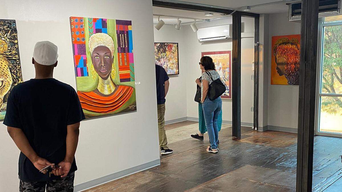 The mission of the nonprofit Mulberry Art Gallery is to exhibit work by Black artists and other artists of color.