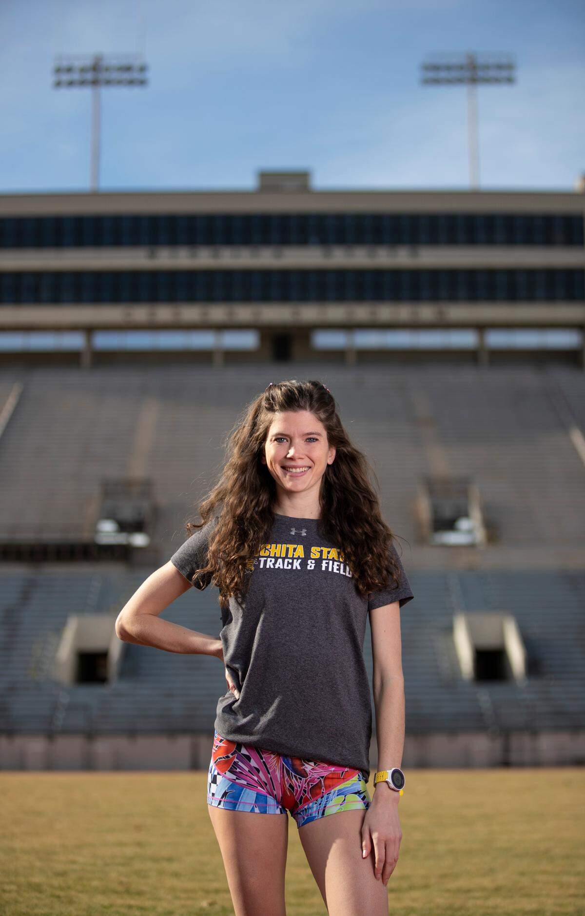Rebekah Topham was a standout distance runner at Wichita State. She was diagnosed with a significant learning disability after arriving at Wichita State. Despite that, she graduated with honors.