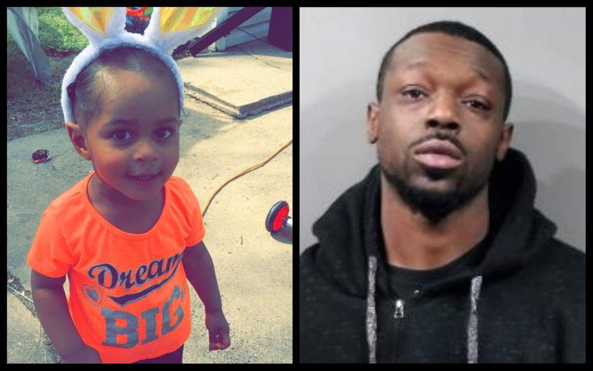 Wichita police said Anyla James (left) was reported missing on Sunday. She is with her biological dad, Alton James Jr. (right), and is believed to be in danger.