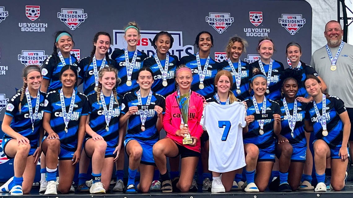 The Kansas Rush Wichita 2006 girls soccer team has a special motivation in their pursuit of the National President’s Cup championship at Stryker Soccer Complex this week.