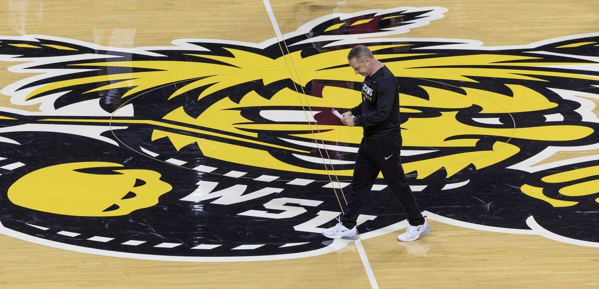 Wichita State men’s basketball coach Paul Mills and the Shockers open with their first official practice of the 2025-26 season on Tuesday at Koch Arena.