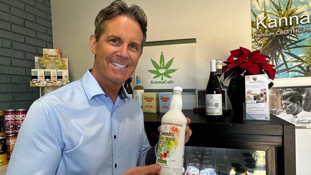 Brett Harris is about to debut his new Kanna Cafe inside his KannaBliss store at 233 N. Hillside. People will be able to enjoy a variety of infused drinks in the space.
