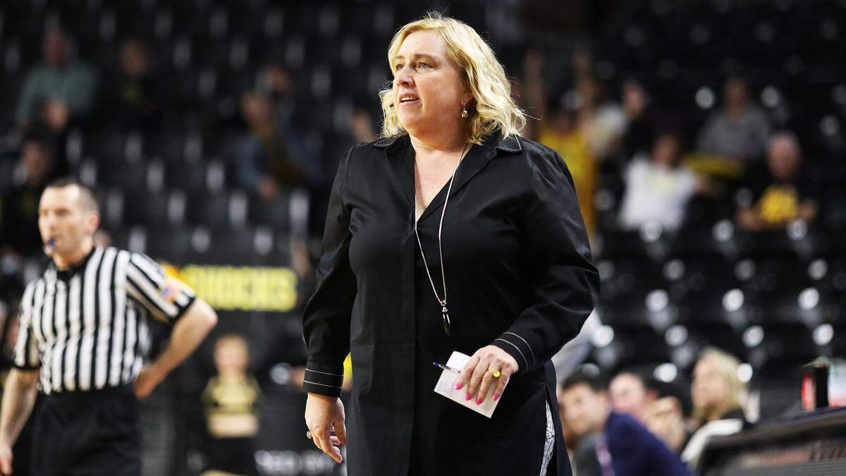 Wichita State women’s basketball coach Keitha Adams