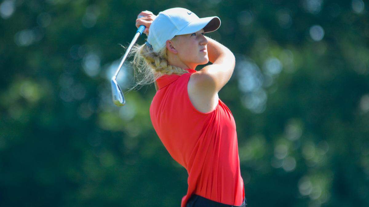 Wichita native Kate Tilma sank a birdie putt on the 54th hole at Sand Creek Station on Tuesday to win the Kansas Women’s Amateur, pulling off a sweep after winning the Junior Amateur that has never been done before.