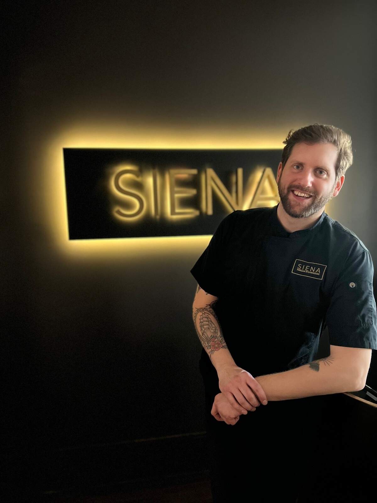 Steven Leitzel, who has worked in the kitchen at Siena Tuscan Steakhouse for two years, was promoted to executive chef.