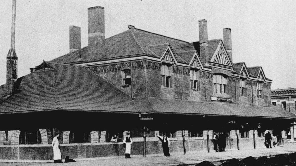 The Rock Island Depot opened in downtown Wichita in 1887.