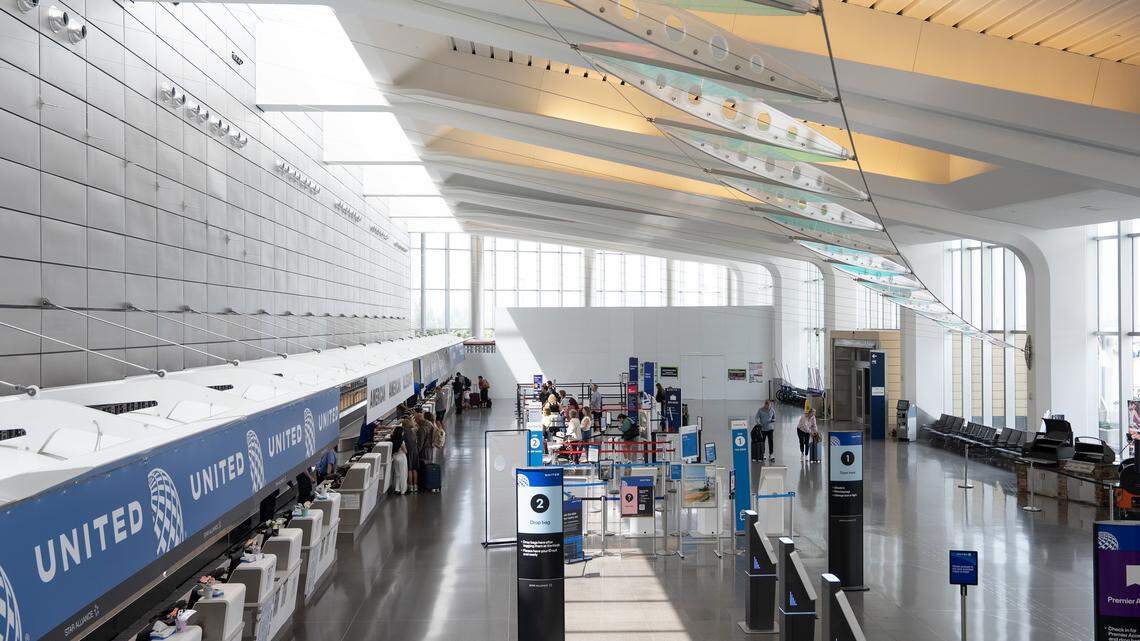 The new terminal for Wichita’s Dwight D. Eisenhower Airport opened in 2015.