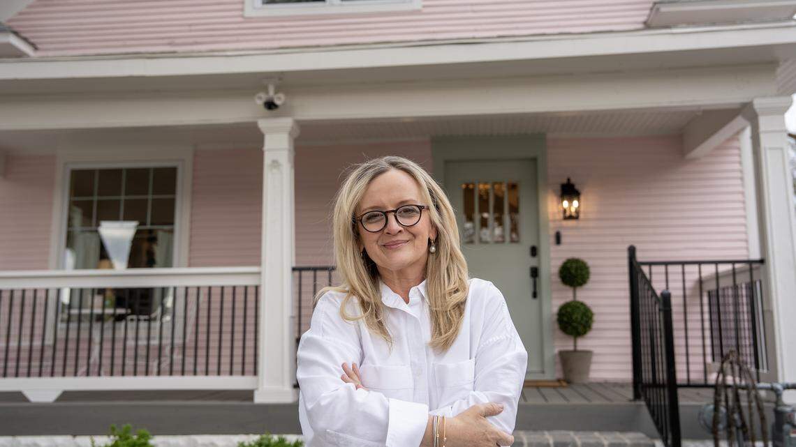 Have you noticed that pink house near Douglas and Hillside? Here’s what’s in it.