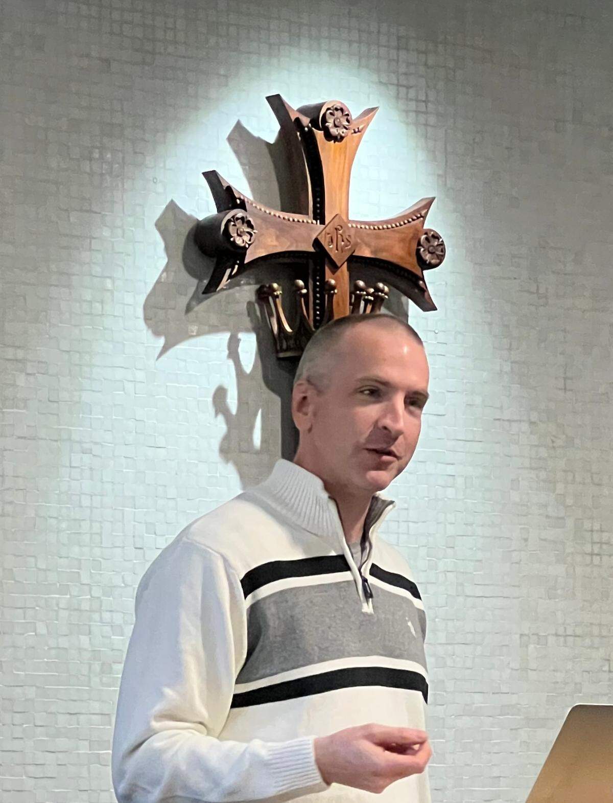 In November, Aaron Wirtz recited the Book of Philippians at First United Methodist Church, which is what led to his planned Tuesday recitation of the Gospel of John.