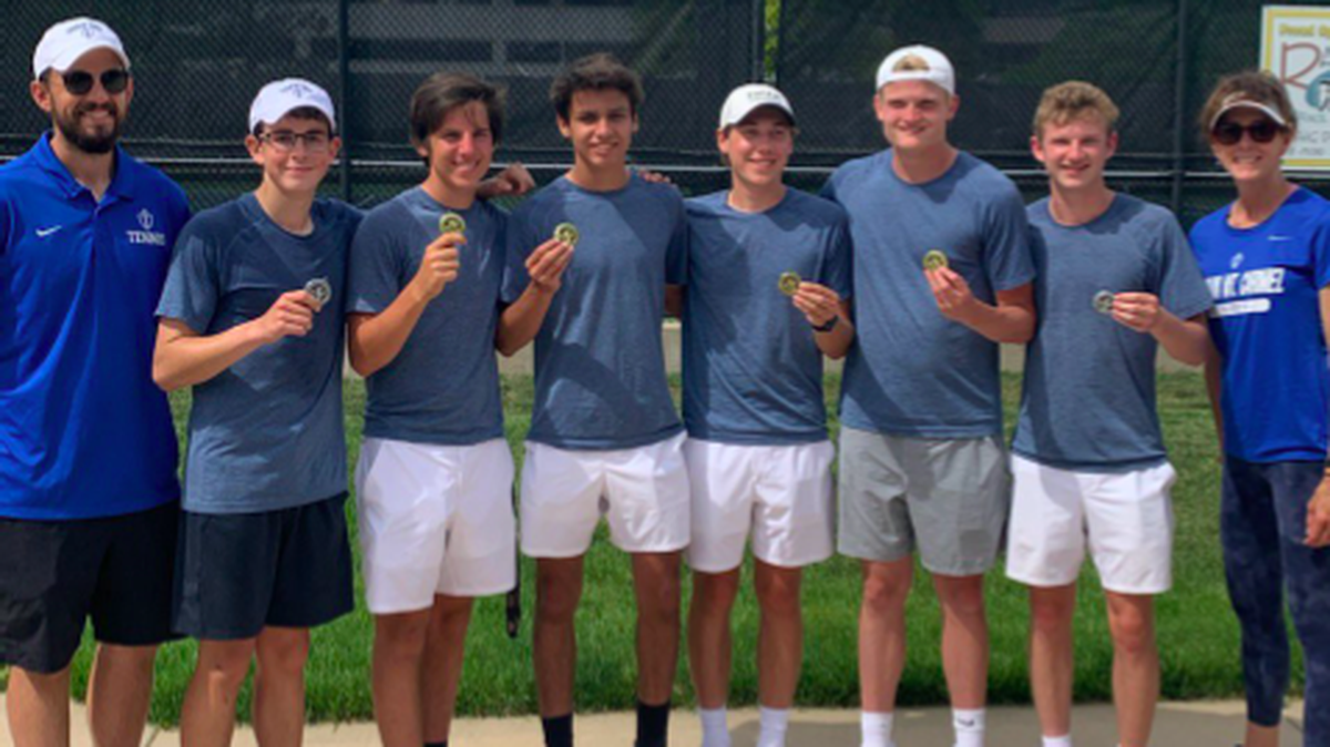 The Kapaun Mt. Carmel boys tennis team won the City League team championship over the weekend.