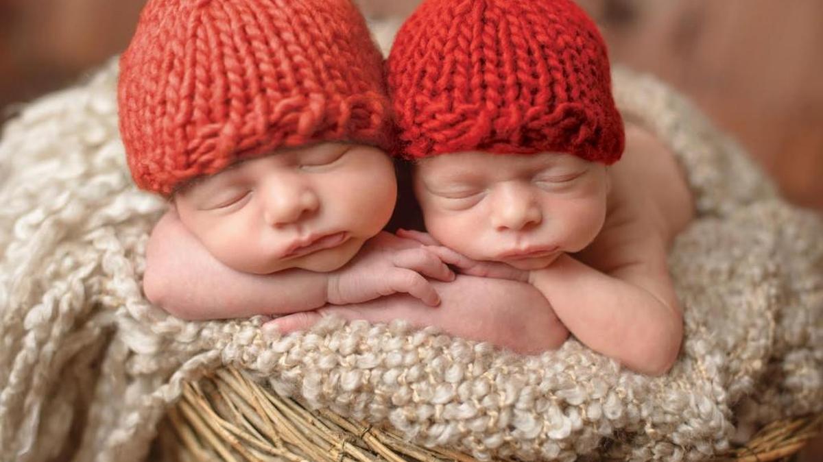 The red hats are part of “Little Hats, Big Hearts.”