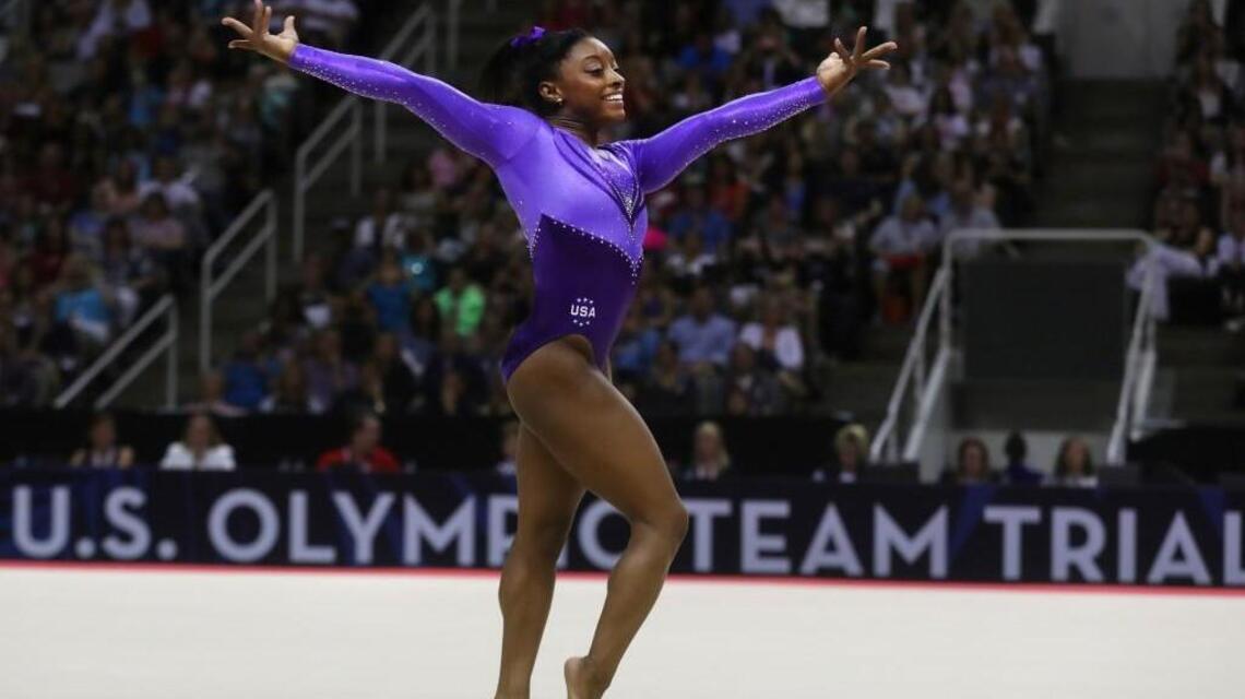 Bedazzled Olympic gymnasts leap into the fashion spotlight