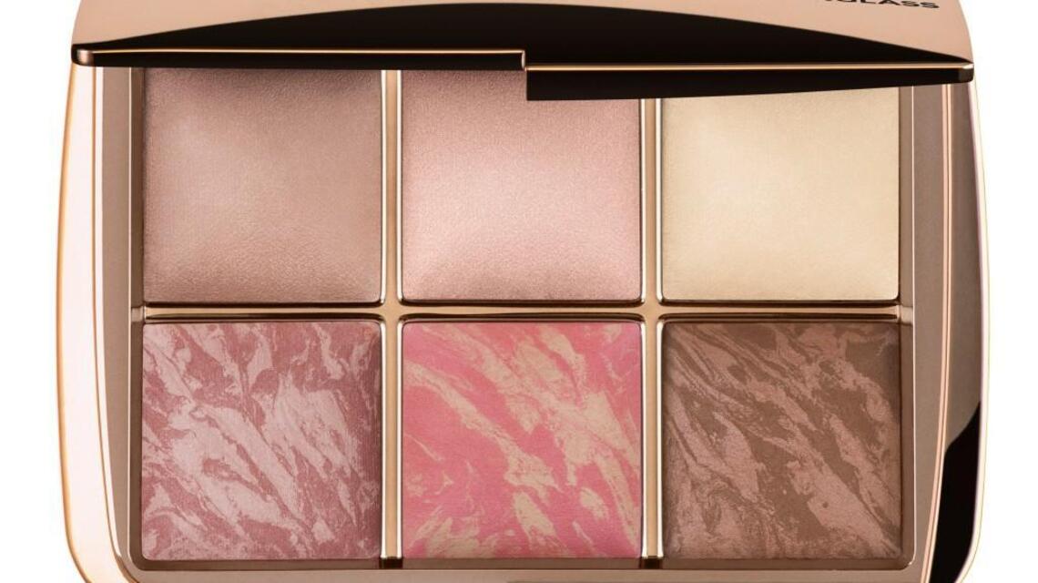 Gold-tone makeup sparkles for the holidays