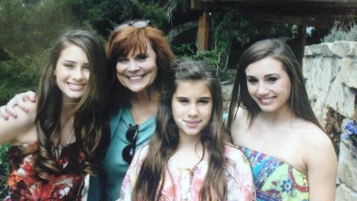 
Bonnie Bing with her granddaughters, from left to right, Jamie, Becca and Ashley Honeyman. 
