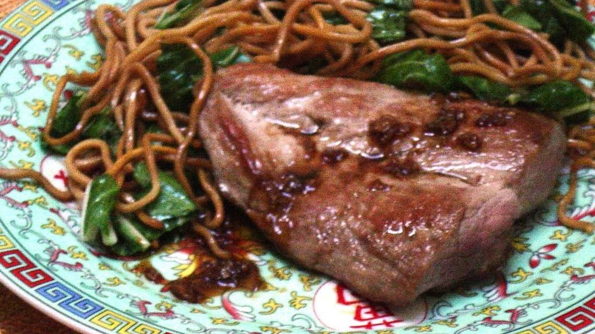 Chinese roast pork is easy to prepare quickly.