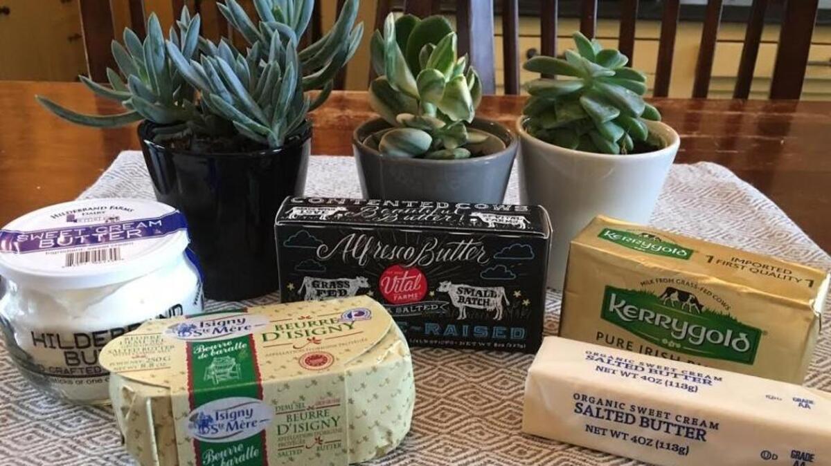 Butter comes in a variety of shades and flavors.