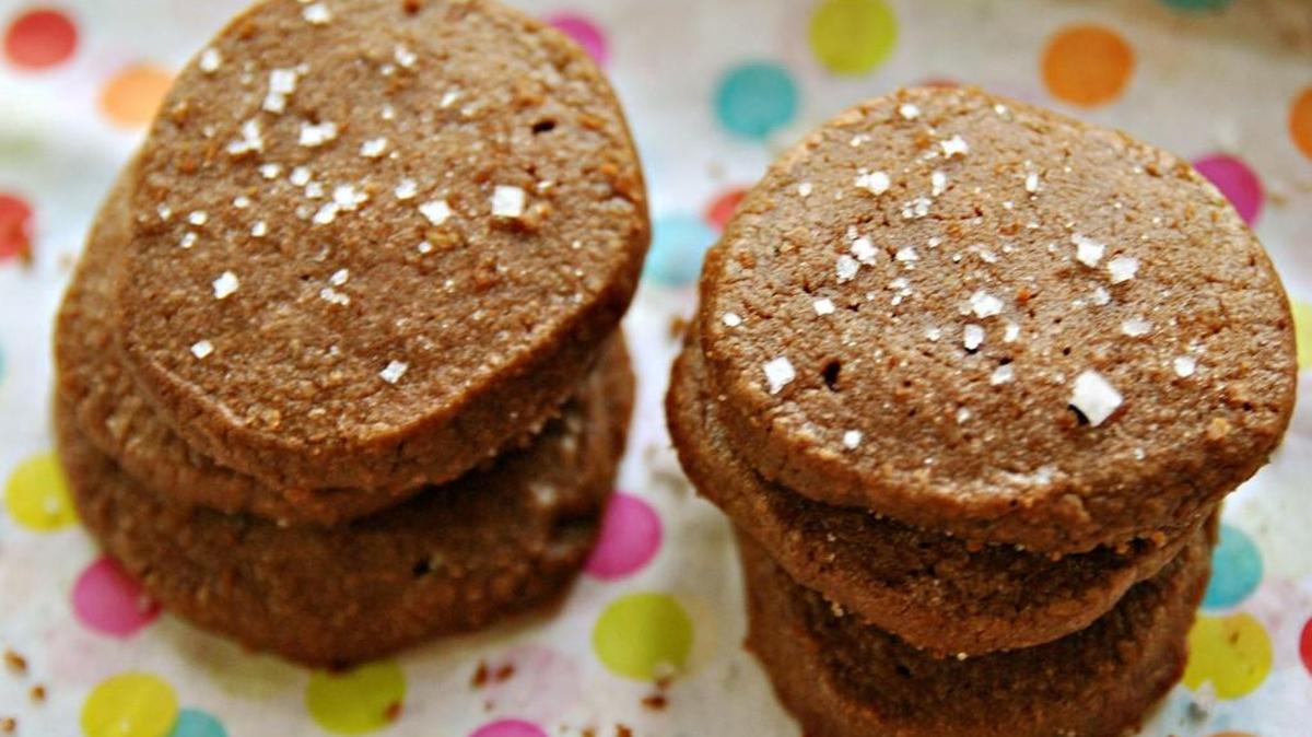 Salt and Pepper Chocolate Sables will be gobbled up in no time.