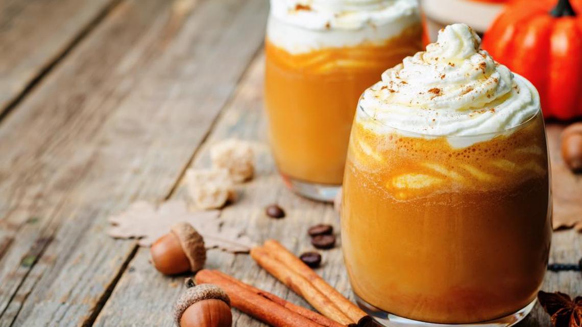 Make your own pumpkin spice latte at home using real pumpkin