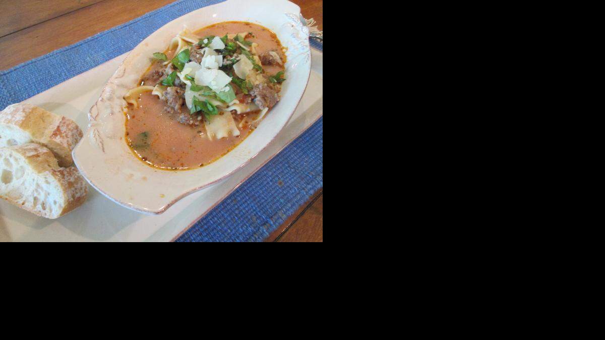 
Pat Hysko’s lasagna soup
