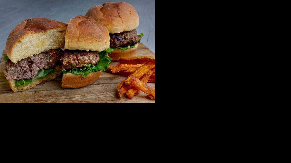 
Mushrooms’ “blendability” with meat is seen as a route to more-healthful eating. Mushroom-blended Graffiti Burgers are a signature dish at Graffiti in New York. 
