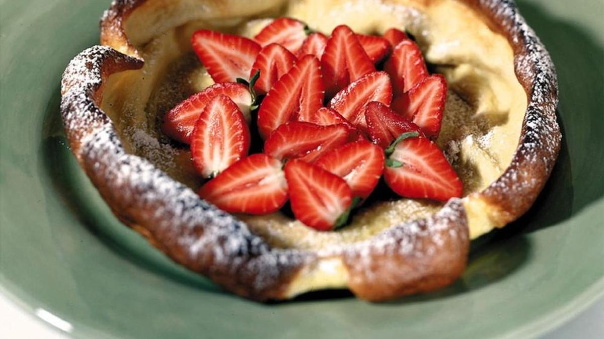 The Swedish version of a pancake appears as thin and delicate as a crepe and could be mistaken for one.