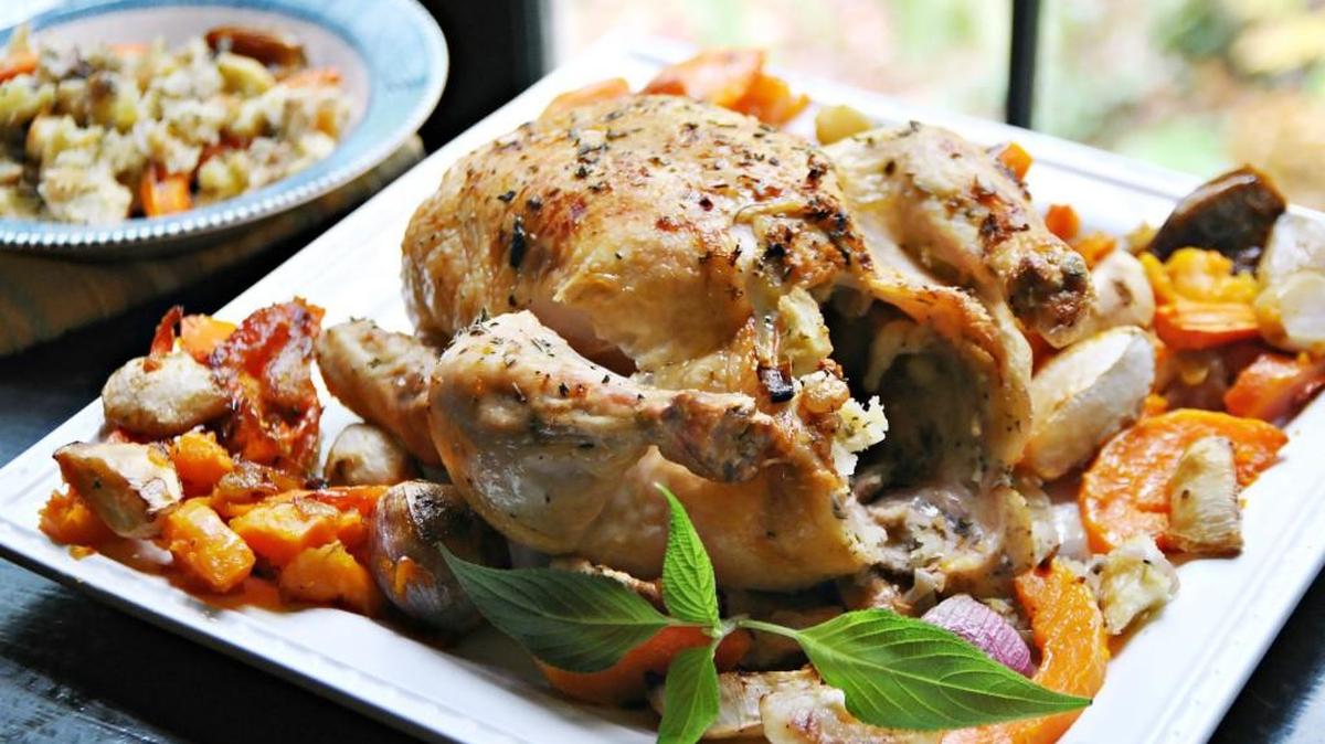 Why not buck tradition this Thanksgiving and serve stuffed chicken instead of turkey?