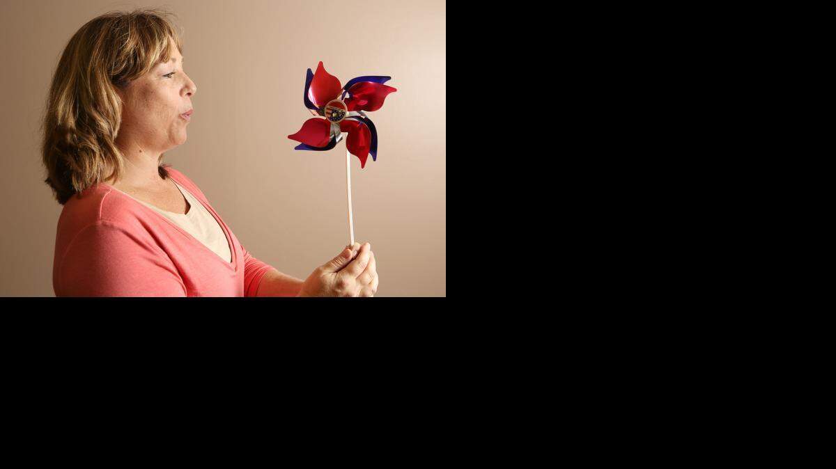
Taking a deep breath and counting how long you can make a pinwheel spin is one way to improve breathing, Pilates instructor Aliesa George says.
