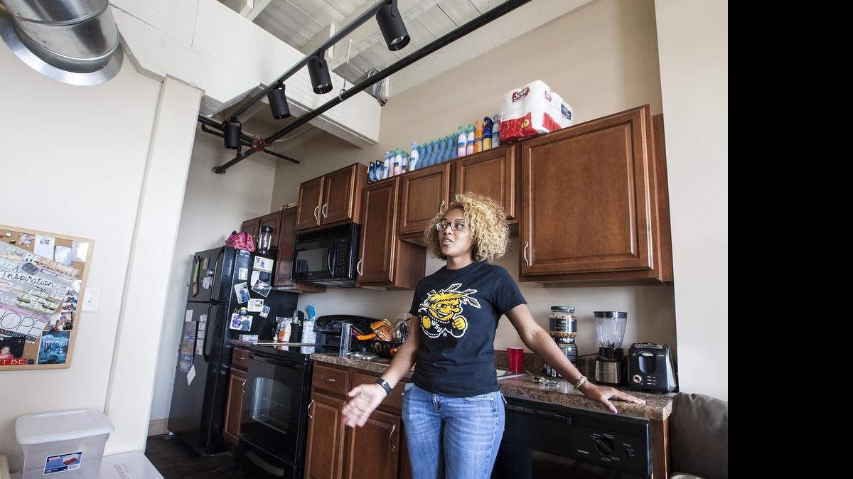 
Ashley Cavazos is a “couponer” who has had to find storage for all of her bargains in her Old Town apartment.
