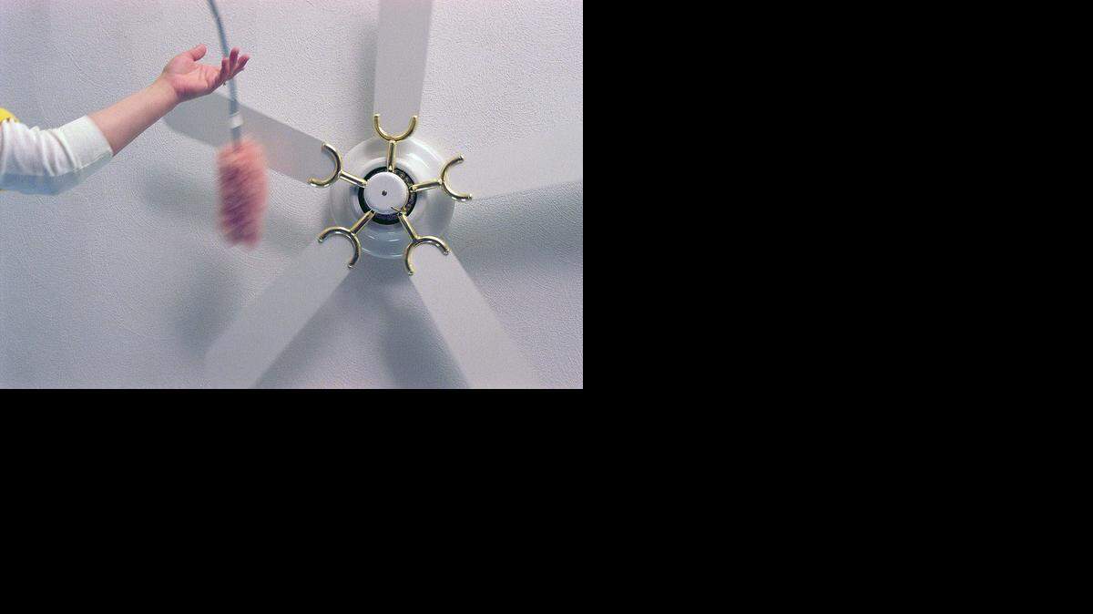
Many people don’t use their ceiling fans until spring. Get them dusted before you turn them on.
