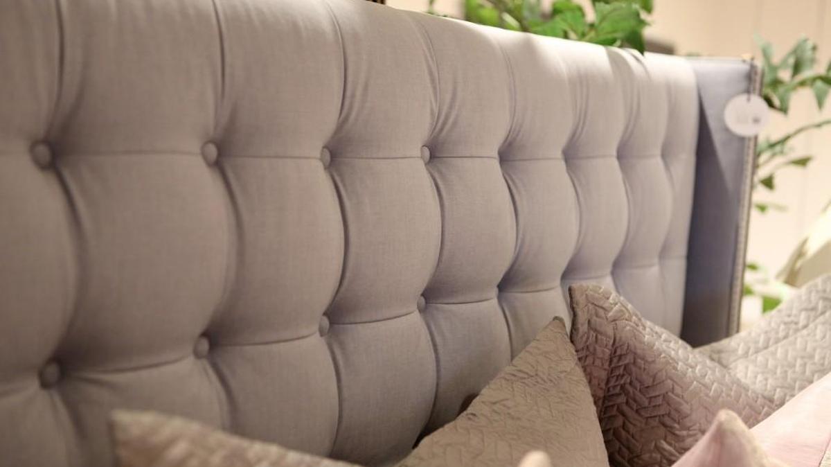 Faux silk makes for easy-care as well as beautiful shams at Ferguson-Phillips in Wichita.