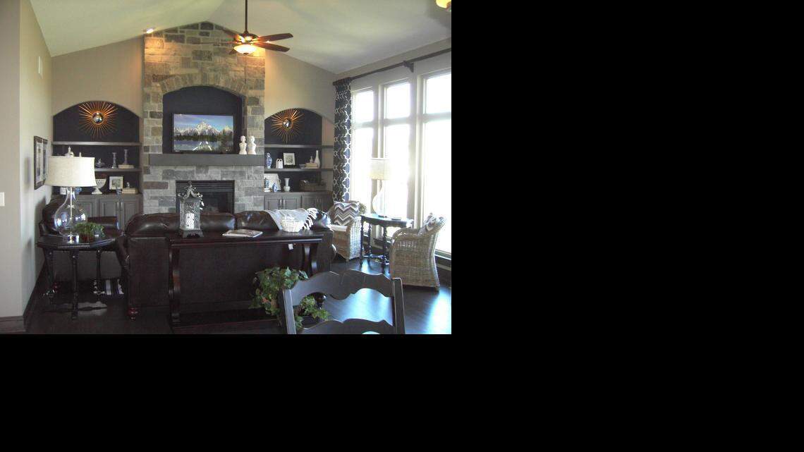 
Stacked stone makes an appearance as a highlight in houses, such as around fireplaces, says Sue Clemens-Bibo of Design Gallery.
