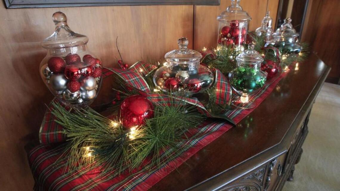Use whatever you love to up your holiday decorating