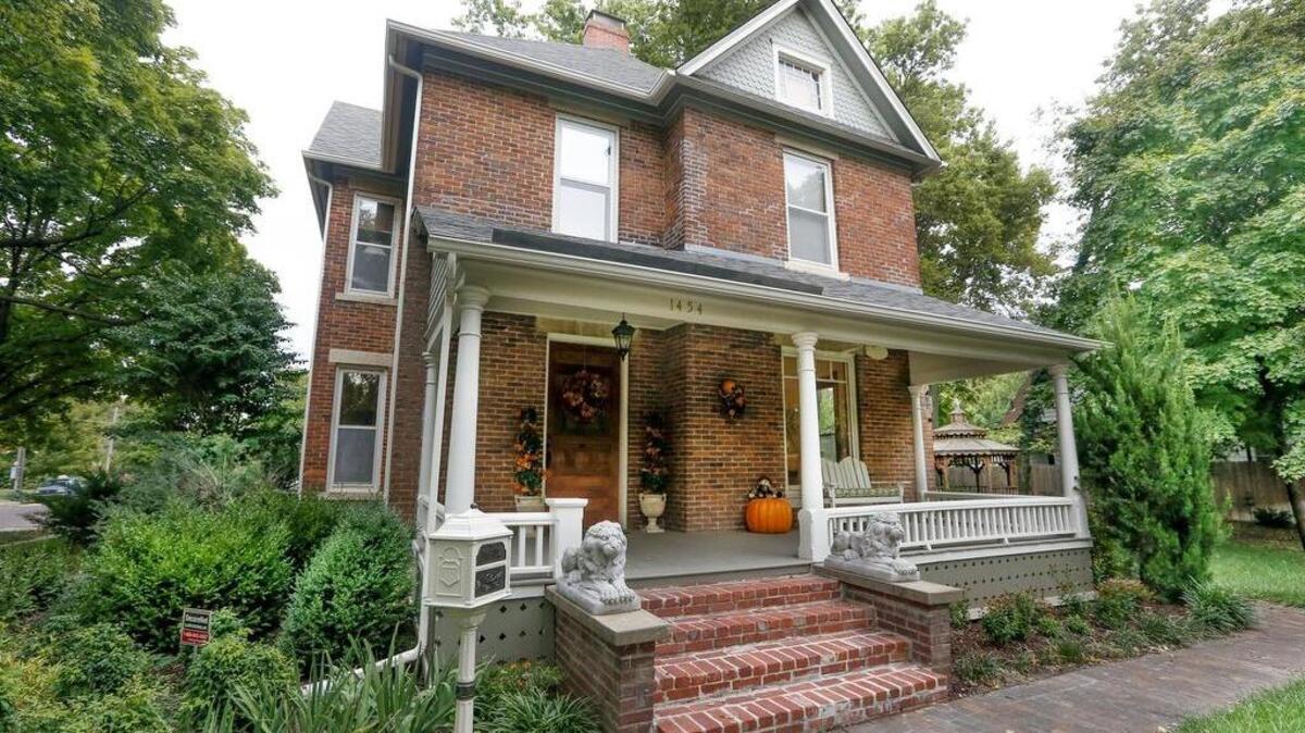 
The Clement House at 1454 N. Fairview was built in 1890. The front porch was recently renovated.
