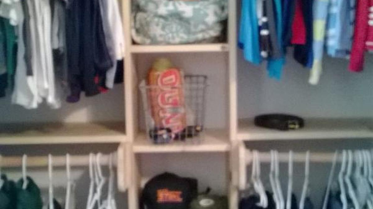 Finding a place for everything is a key to getting organized.