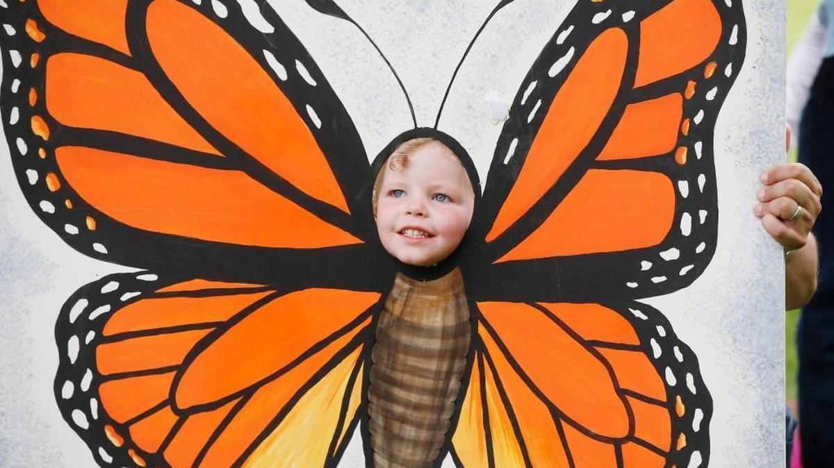 Photo-ops will fit into the butterfly theme at Take Flight on Sunday at Botanica.