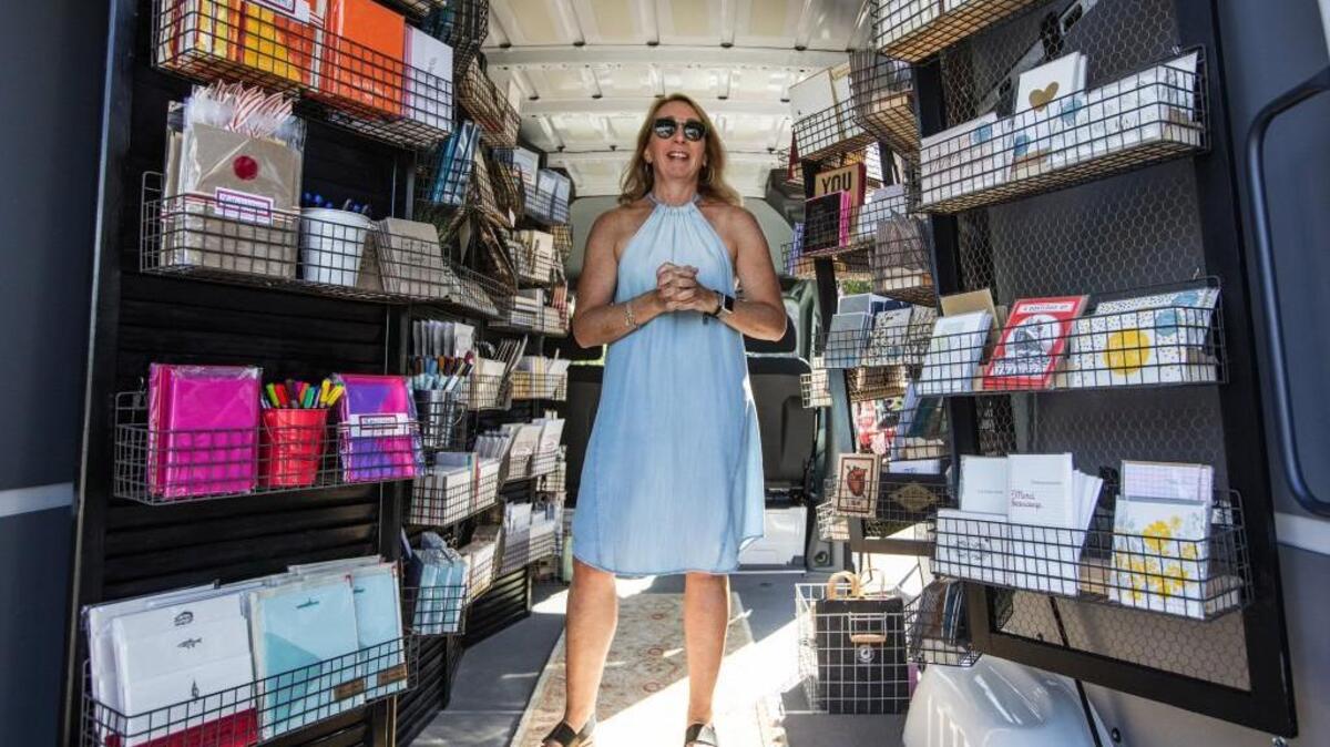 “People are so much more likely to be authentic in their communication when they write a letter,” says Rachel Weil, who owns a mobile stationery shop.