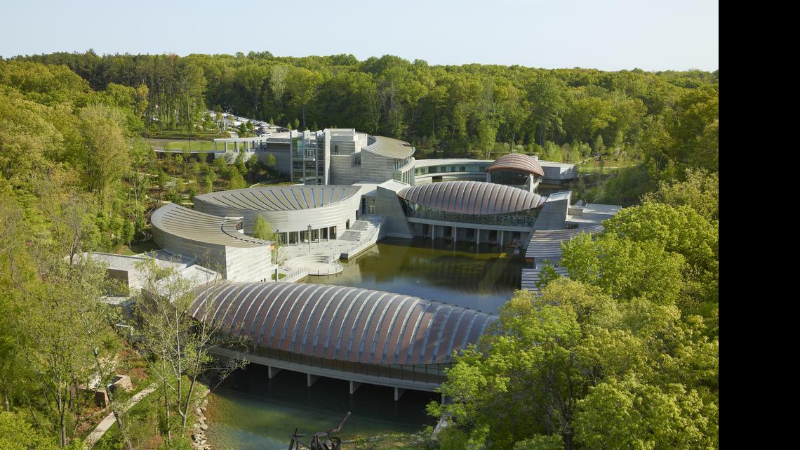 
The $800 million Crystal Bridges Museum of American Art opened in late 2011. 
