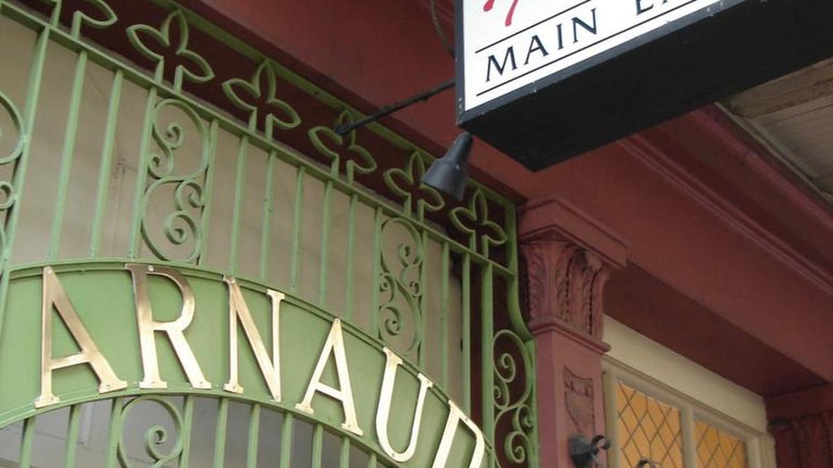 Arnaud’s Restaurant in the French Quarter is haunted by the ghost of the founder, “Count” Arnaud Cazenave.