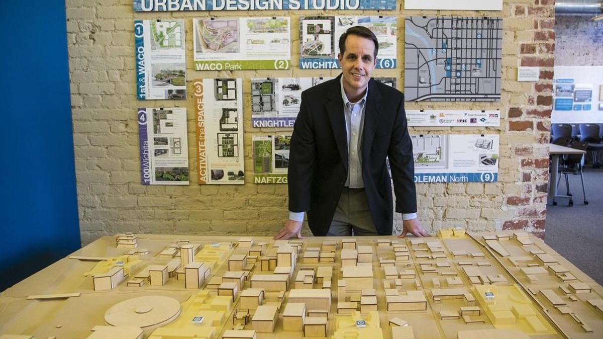 Jeff Fluhr has taken on a greater role of leading economic development for the whole region, including downtown, with the Greater Wichita Partnership. (Dec 1, 2015)