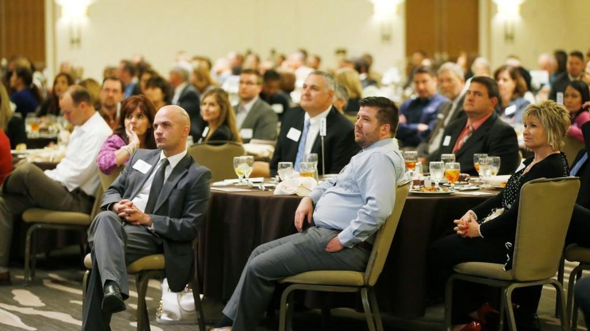 The Wichita Metro Chamber of Commerce Small Business Awards were held at the Hyatt Regency Wichita in 2015. The annual program recognizes small businesses in the Wichita area.