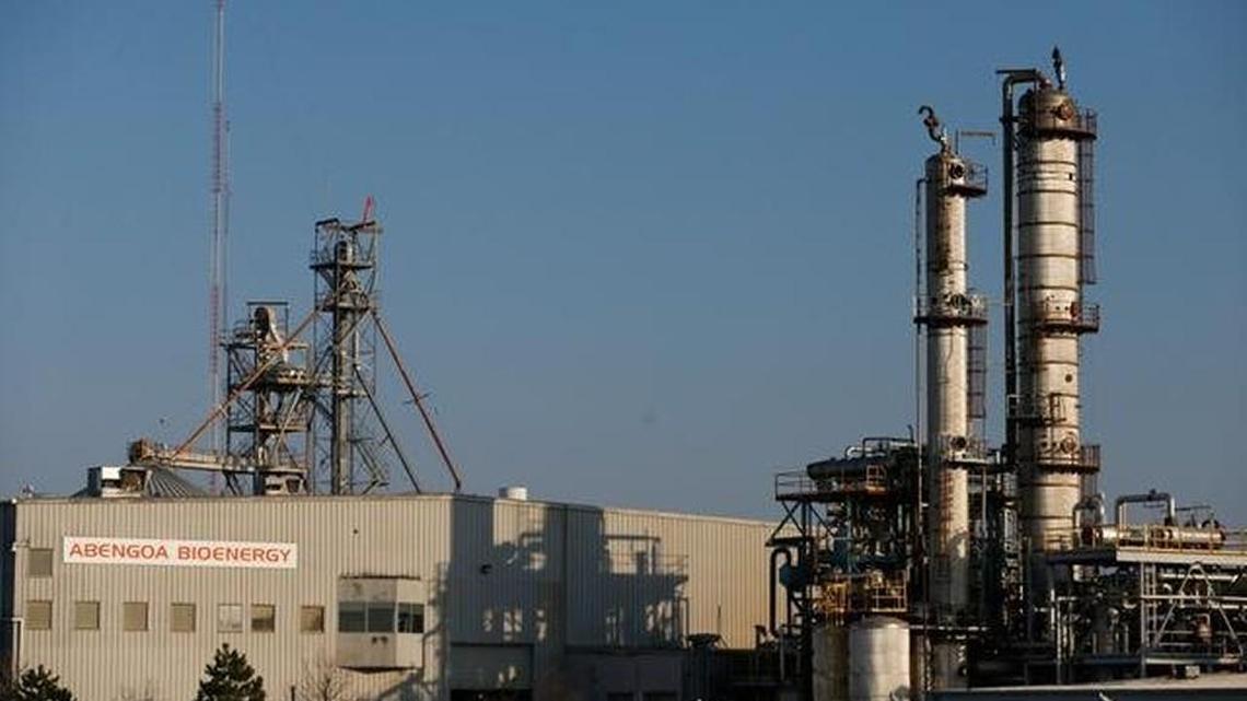 Spanish wind, solar and biofuel energy giant Abengoa owns shuttered ethanol plants in Colwich, as well as York and Ravenna, Neb., and three other U.S. locations.