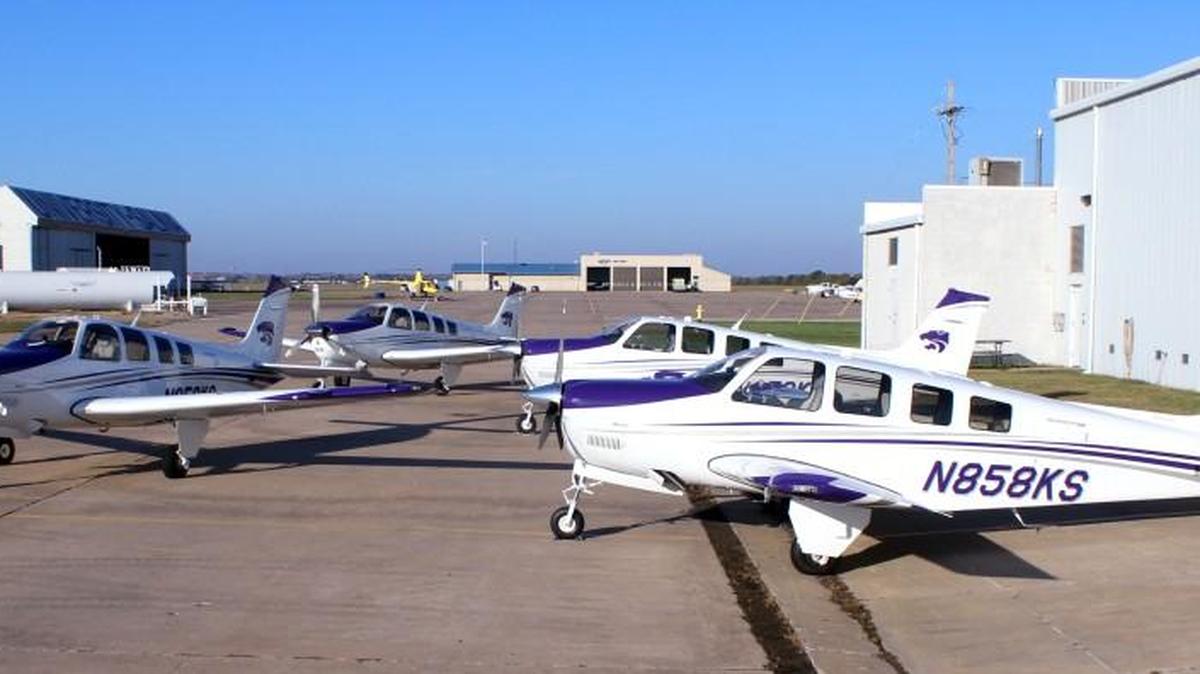 These four Beechcraft Bonanzas will be used by Kansas State University Polytechnic’s aviation program and increases its all Textron Aviation-fleet to 34 airplanes.